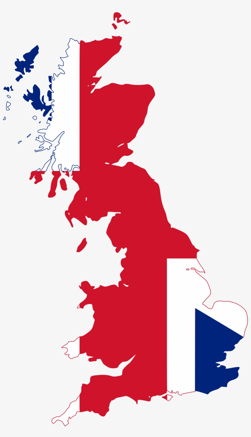 Open - Scotland England Wales Map, transparent png #3596856