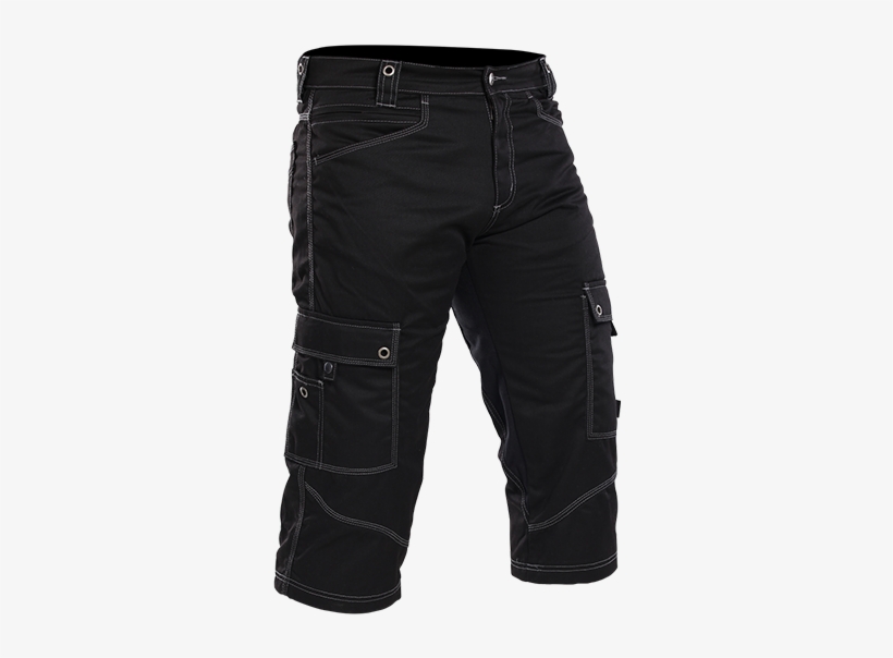 Kalhoty Mechanix 3-4 P - Designer Black Trousers Mens, transparent png #3597008