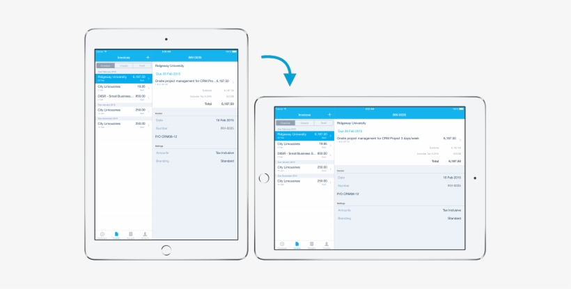 That's Right, We've Released A Version Of Xero For - Ipads Portrait And Landscape, transparent png #3597153