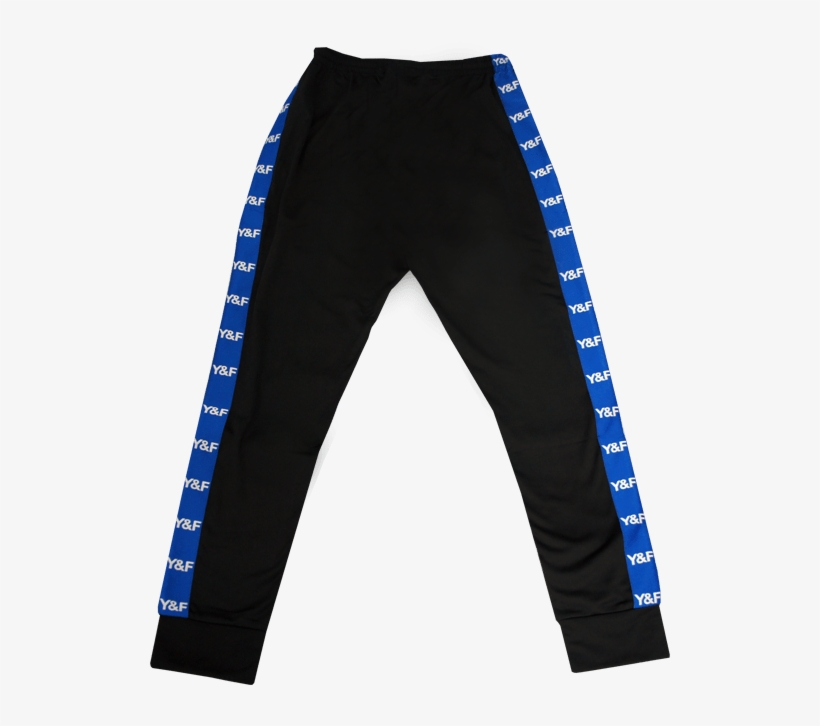 Y&f Blue Stripe Track Pants - Y&f Stripe Track Pants, transparent png #3597415