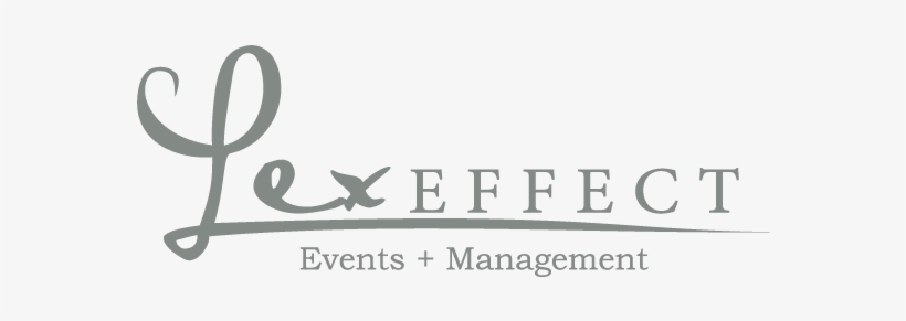 Lexeffectlogo Gray - Lexeffect Event Planning And Management, transparent png #3597858