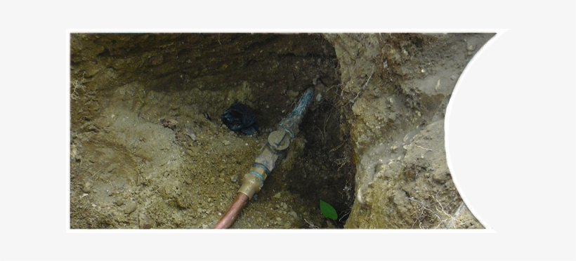 Crew Working At A Water Line - Diggit Contracting Inc, transparent png #3598090