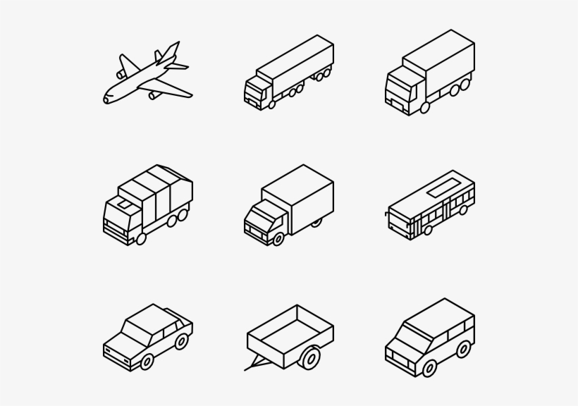 Isometric Transports - Simple Isometric Car, transparent png #3598128