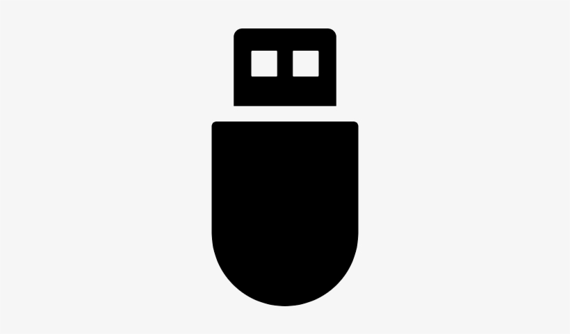 Pen Drive Top View Vector - Pen Drive Logo, transparent png #3598533