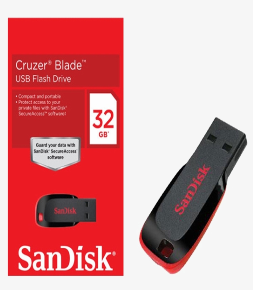 Pendrive 32gb Copy - Sandisk 32 Gb Pendrive, transparent png #3598557