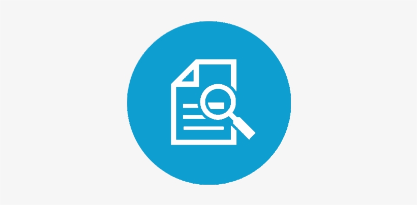 Research Icon Blue Circle Light - Watsi Logo, transparent png #3598651