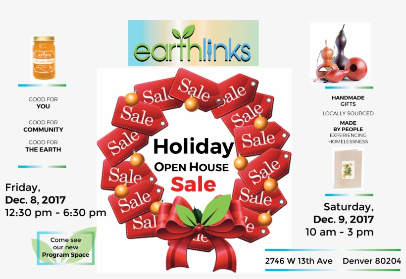 6th Annual Holiday Open House & Sale - Graphic Design, transparent png #3599420