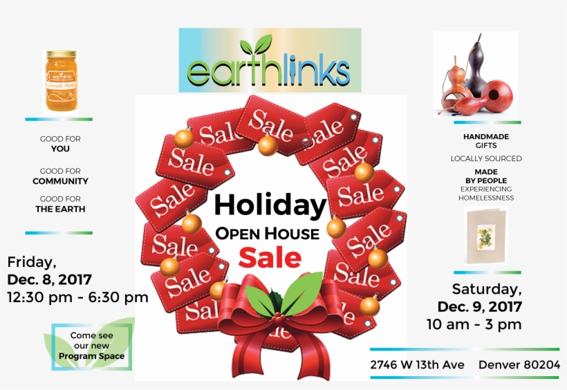 6th Annual Holiday Open House & Sale - Graphic Design, transparent png #3599420