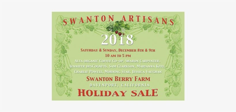Swanton Artisans Annual Holiday Sale, transparent png #3599568