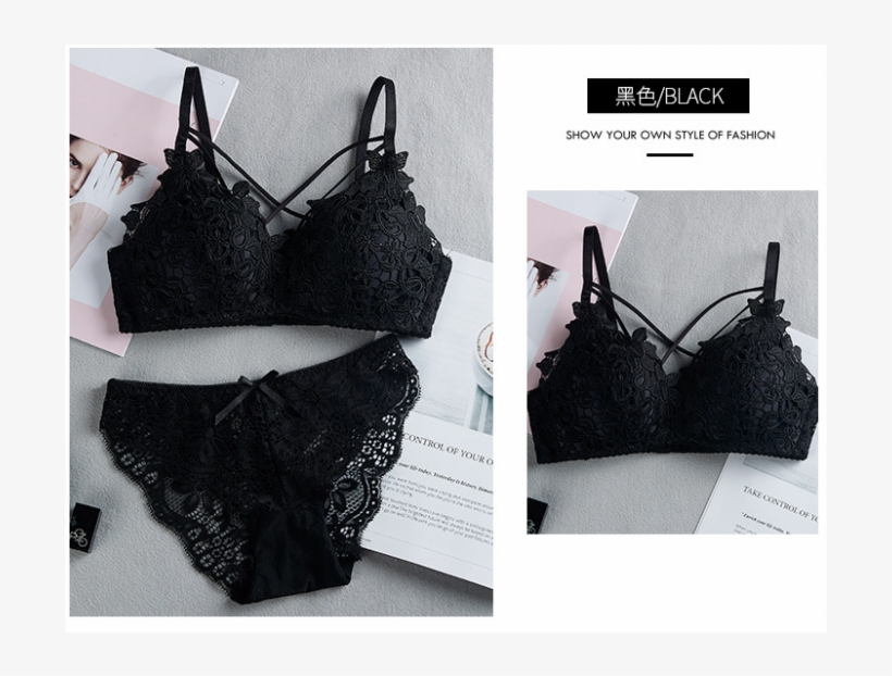 180901 Elfboutique Push Up Seamless No Wire Free Lacey - Bra, transparent png #3599624