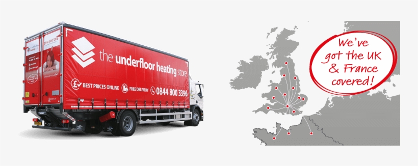 As Standard The Underfloor Heating Store Include Free - Free Delivery, transparent png #3599664