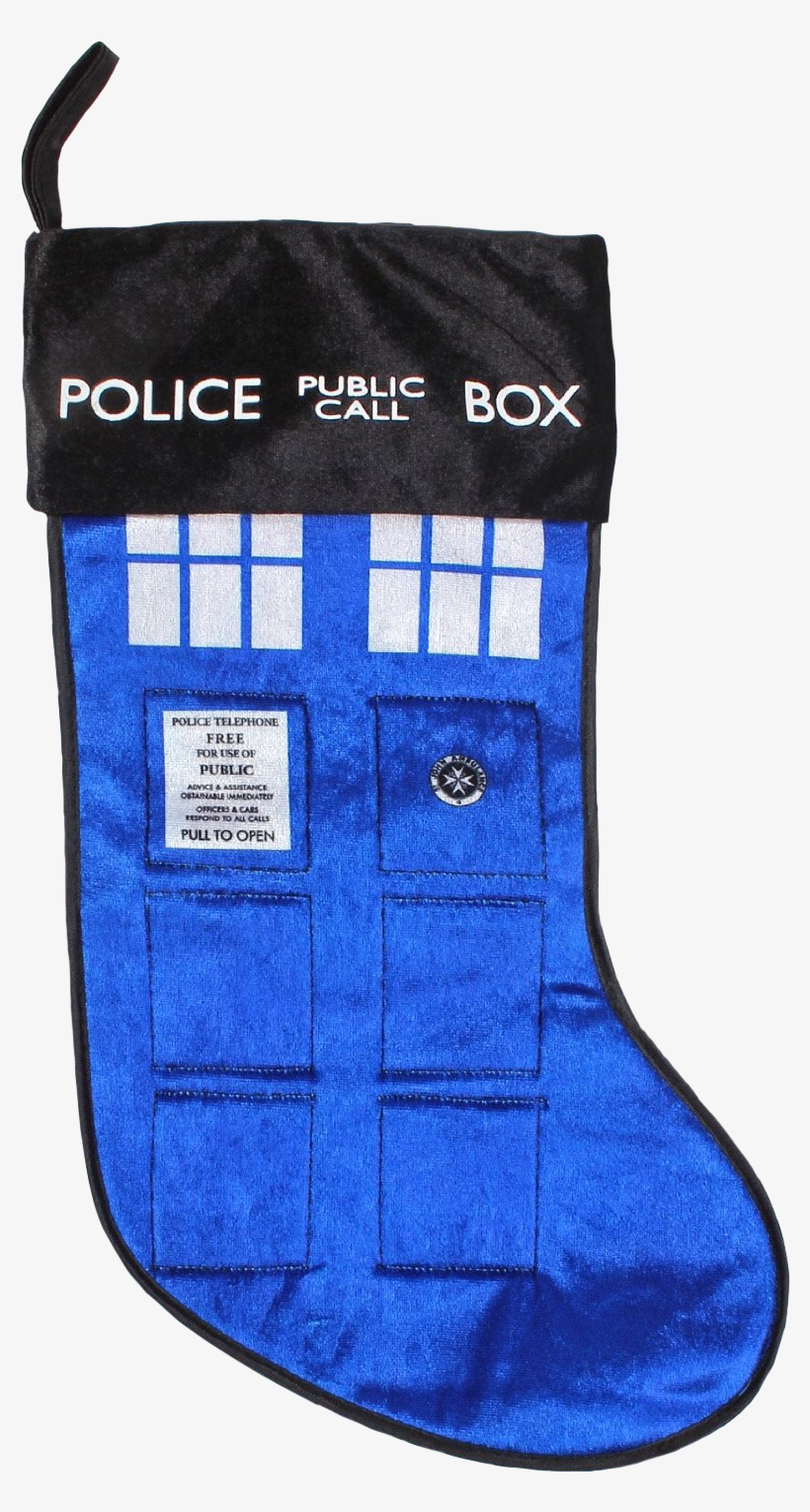 Tardis Christmas Stocking - Earls Court, transparent png #360157