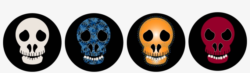 A Quick 5 Minute Illustrator Design Task To Make A - Skull, transparent png #360273