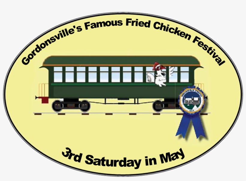 Gordonsville Fried Chicken Festival Logo - Train, transparent png #360289