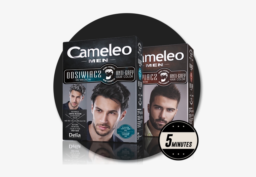 Artists, Trendsetters And Fashion Bloggers Help Men - Delia Cameleo Men Farba Do Brody I Wąsów Black 1.0, transparent png #360406