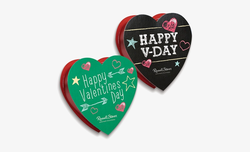 Russell Stover Assorted Chocolates Chalkboard Heart - Assorted Chocolates Chalkboard Heart, 1.75 Oz. | Valentines, transparent png #360429