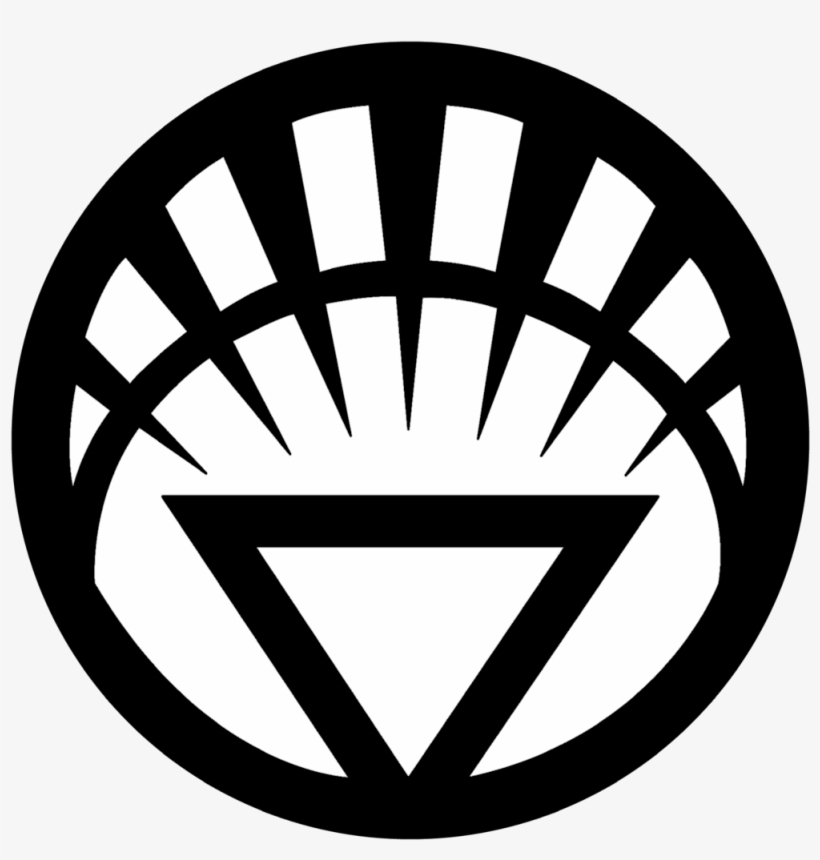 White Lantern Corps Symbol Fill By Mr Droy-d61ffiy - White Lantern Corps Logo, transparent png #360569