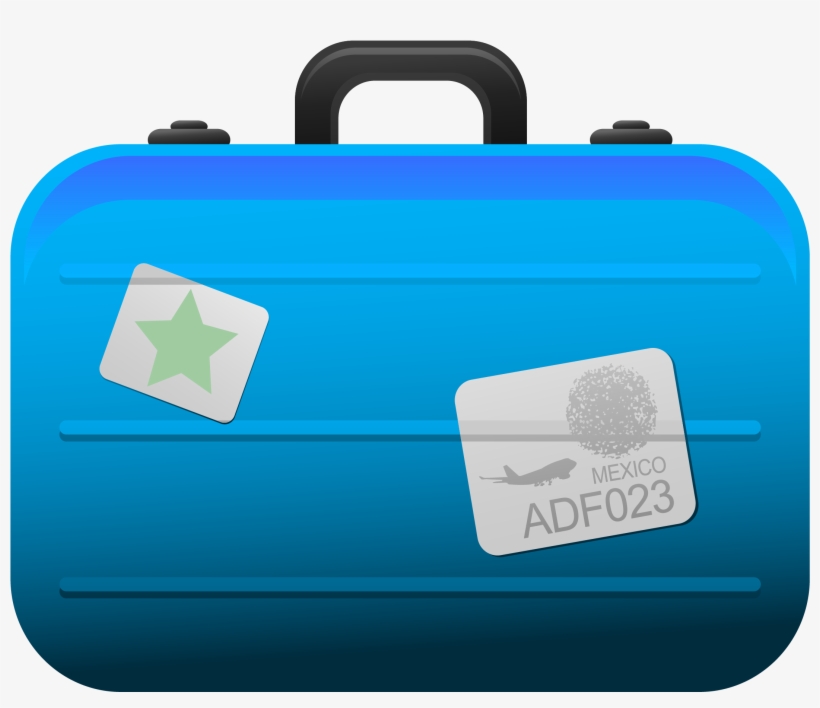 Blue Suitcase Png Picture Gallery Tags - Suitcase Clipart Transparent, transparent png #360635