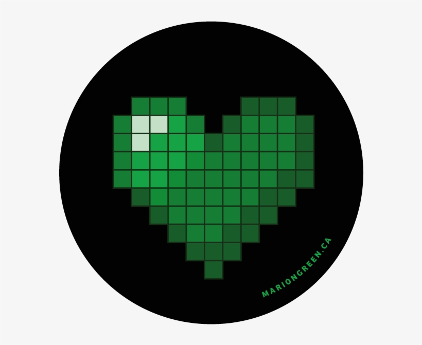 Pixel Love- Green Heart Pixel Pete - Bebe Rexha I Got You Single, transparent png #360932