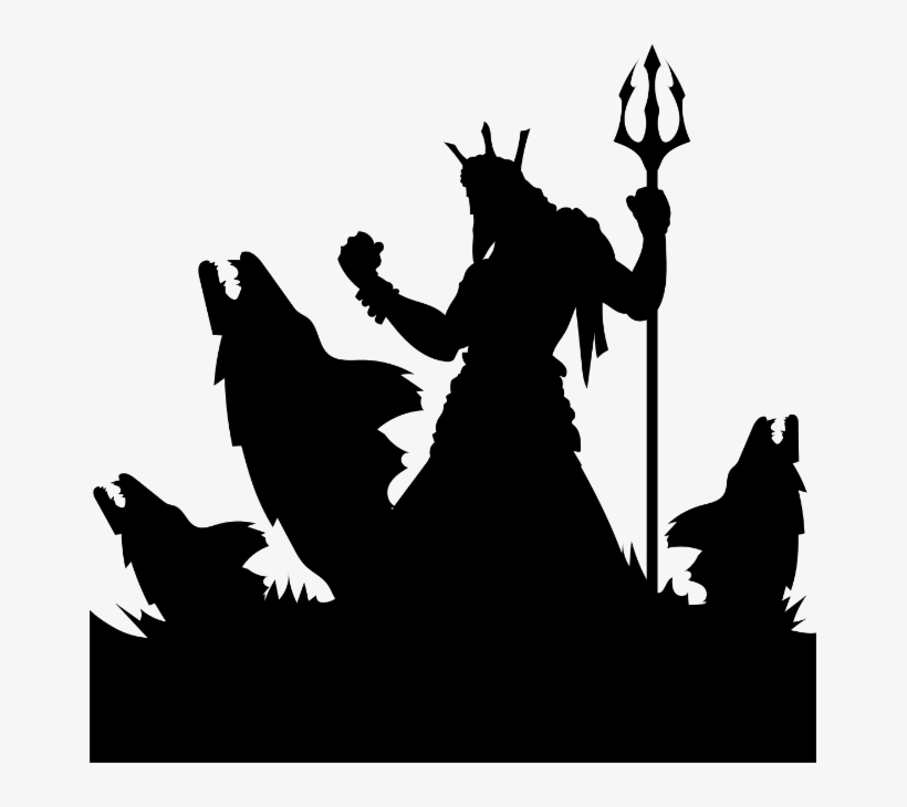 Png Transparent Images Pluspng Neptuneus Siren Song - Greek God Poseidon Silhouette, transparent png #361525