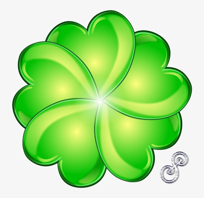 Four Leaf Shamrock - 5 Leaf Clover Drawing, transparent png #361904