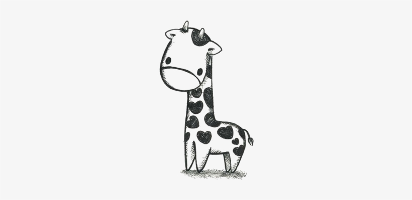 Cute Giraffe Drawing, Cute Tumblr Wallpaper, Cute Wallpapers, - Cute Giraffe To Draw, transparent png #362046
