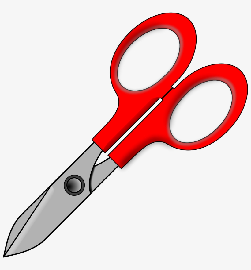 Scissors And A Razor Public Domain Vectors - Scissors Clipart, transparent png #362109