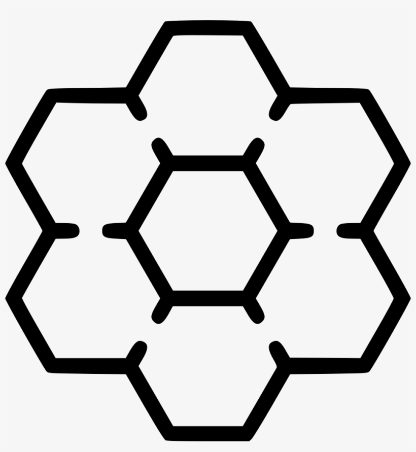 Honey Bee Honeycomb Beehive Apitherapy Comments - Hexagon Icon, transparent png #362196