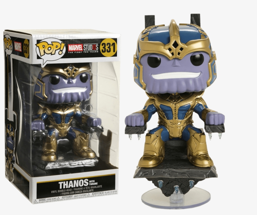 Thanos W/ Throne - Thanos With Throne Pop, transparent png #362701