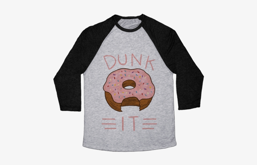 Dunk It Baseball Tee - Marie Curie Shirt, transparent png #363204