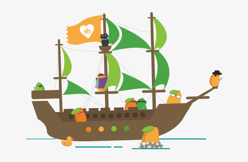 Manguito Pirates, Enjoying Life At Sea - Mango Languages Learn Pirate, transparent png #363274