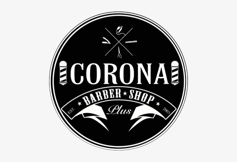 Corona-barbershop - Label, transparent png #363275