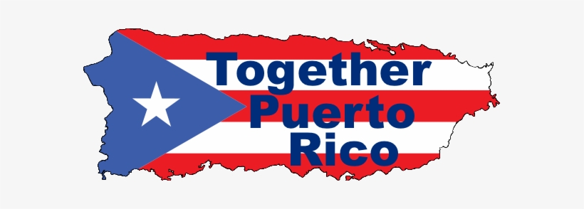 Together Puerto Rico - Puerto Rico Flag Island, transparent png #363629