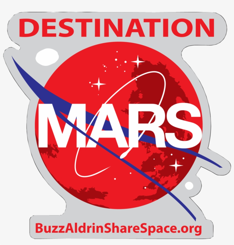 Destination Mars Decal - Get Your Ass To Mars Nasa Long Sleeve, transparent png #363816