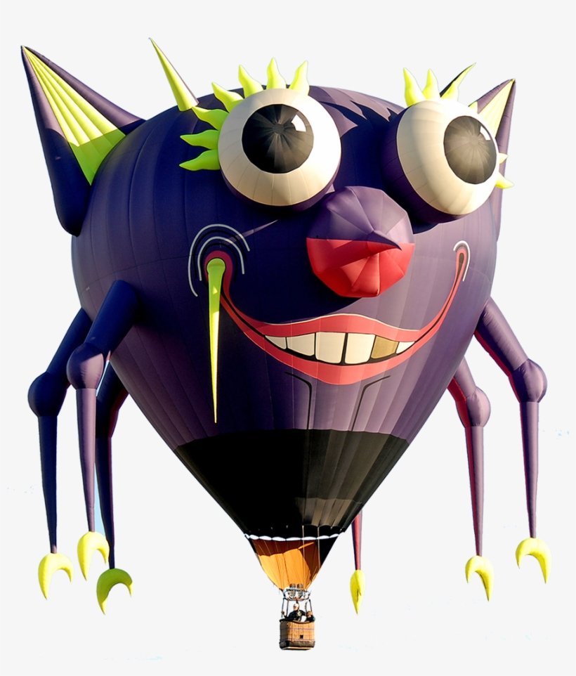Purple People Eater - Character Hot Air Balloons, transparent png #363945