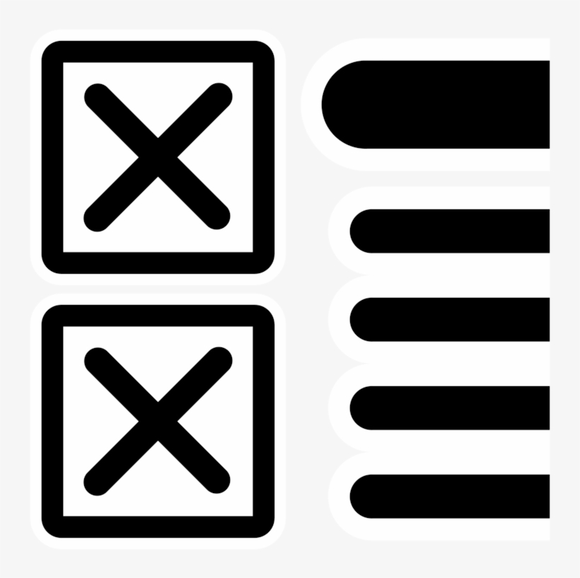 Checkbox Computer Icons Check Mark Button Symbol - Check And X Box, transparent png #364046