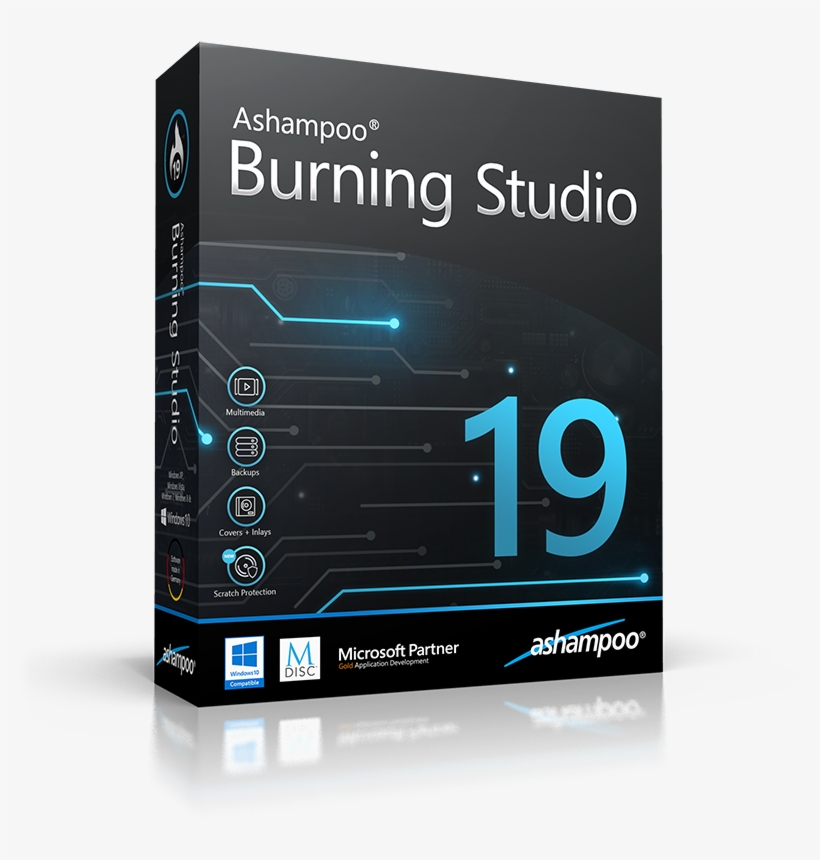 Ashampoo Burning Studio 19 Crack - Ashampoo Burning Studio 18 4810, transparent png #364086