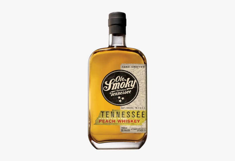 Peach Whiskey - Ole Smoky Moonshine Peach 750ml, transparent png #364130