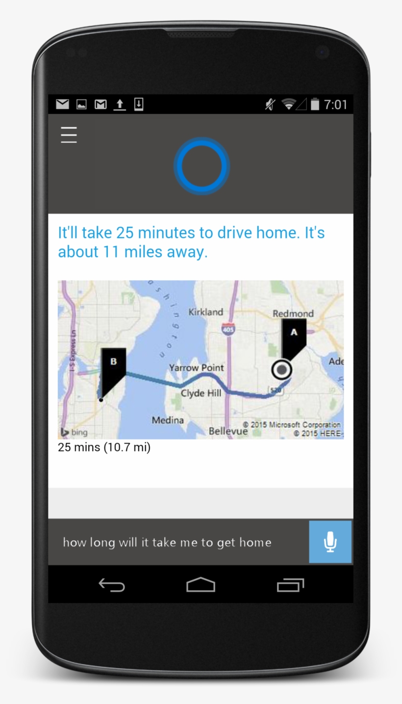 Homescreen2 Reminder Traffic - Cortana, transparent png #364174