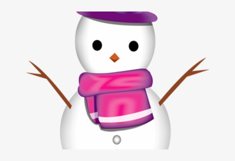 Pink Snowman With Background, transparent png #364242