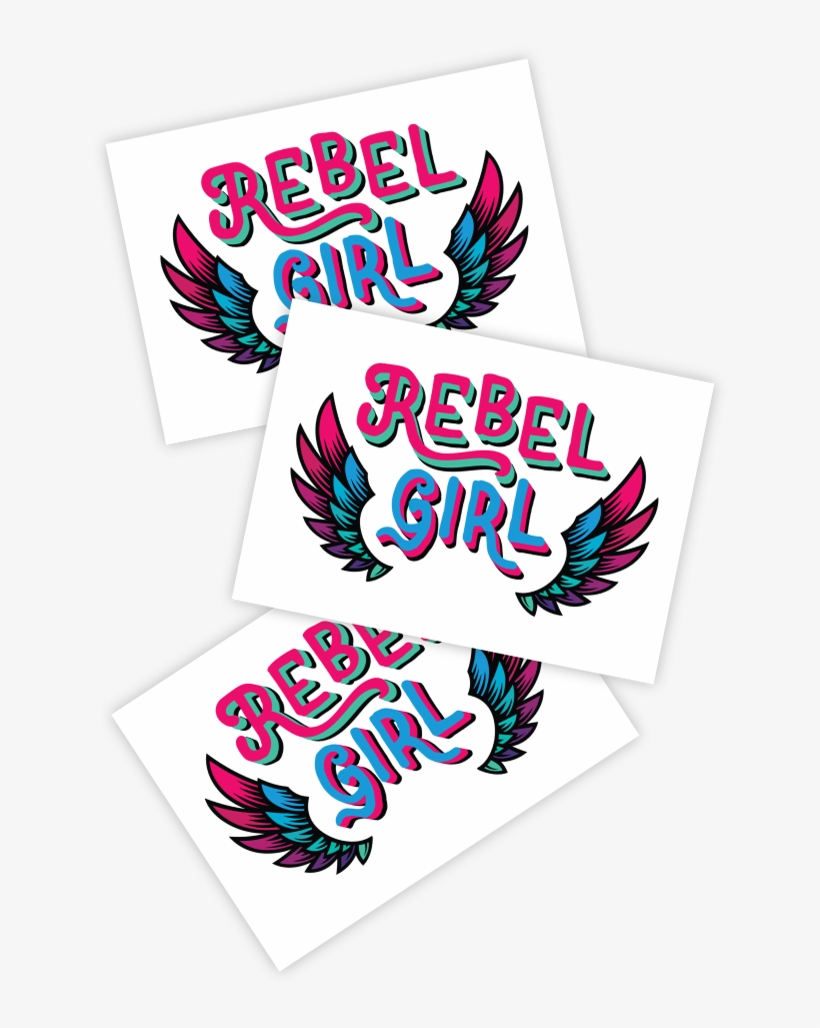 Rebel Girl - Christmas Card, transparent png #364268