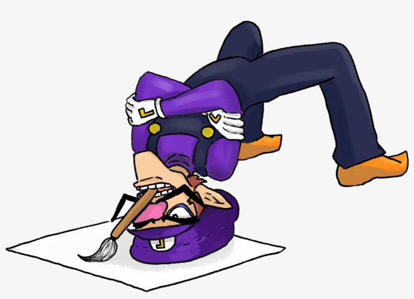 Waluigi - Waluig Png, transparent png #364291
