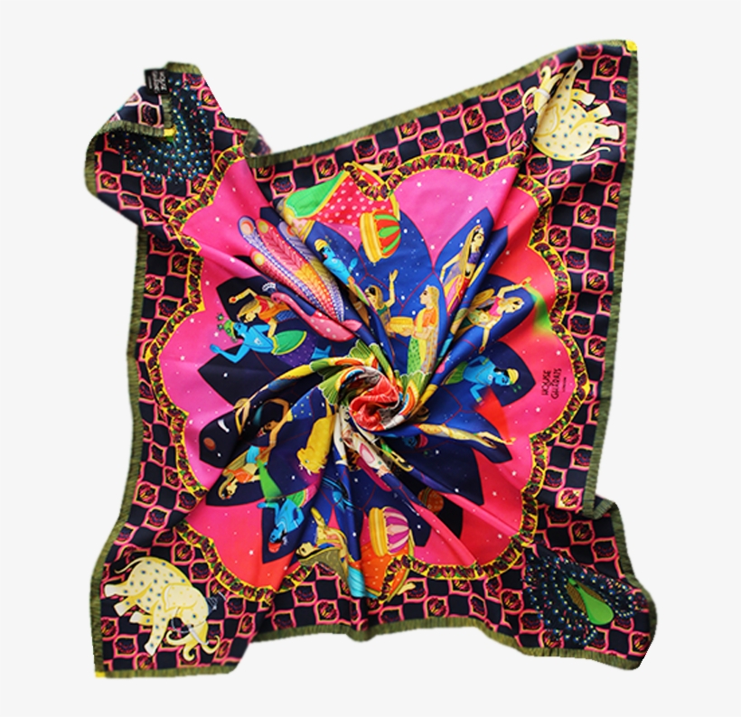 Red Reflects Love And Fertility, Blue Is The Colour - Scarf, transparent png #364412