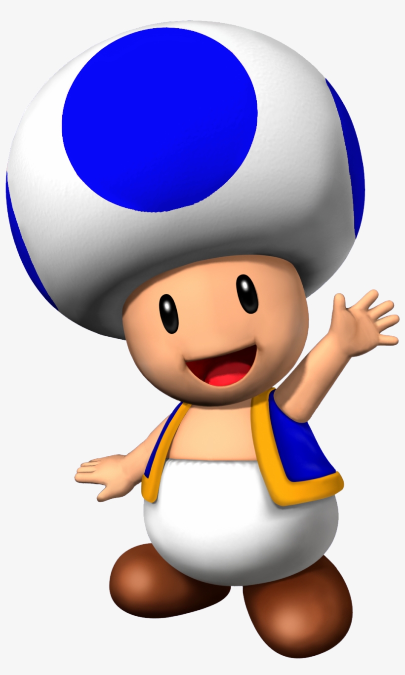 Toad Mushroom Character In Mario Kart Free Transparent PNG Download