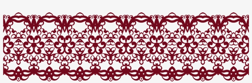 Banner Royalty Free Stock Pattern Coffee Transprent - Lace, transparent png #365136