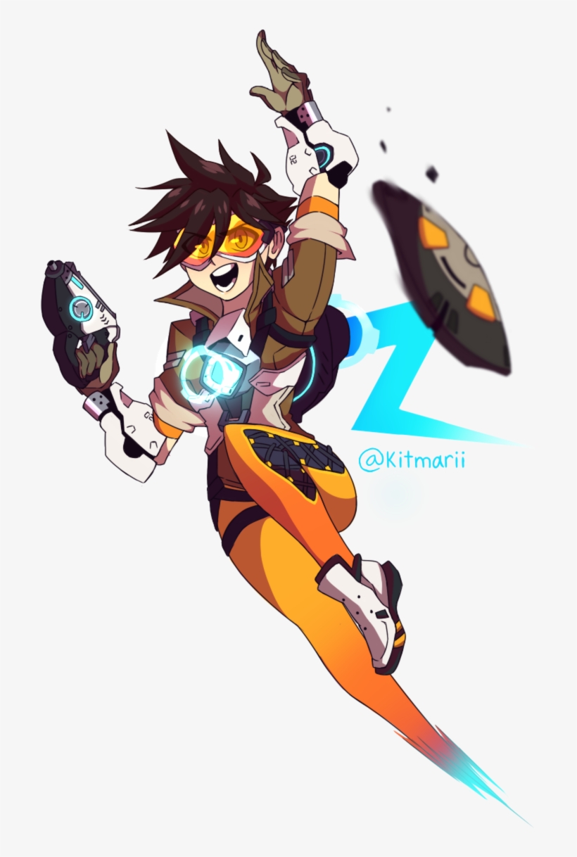 Tracer Decided To Draw This Gal Again To See How Much - Tracer, transparent png #365199