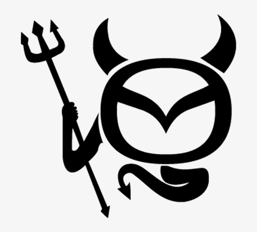 Mazda Devil Logo, transparent png #365296