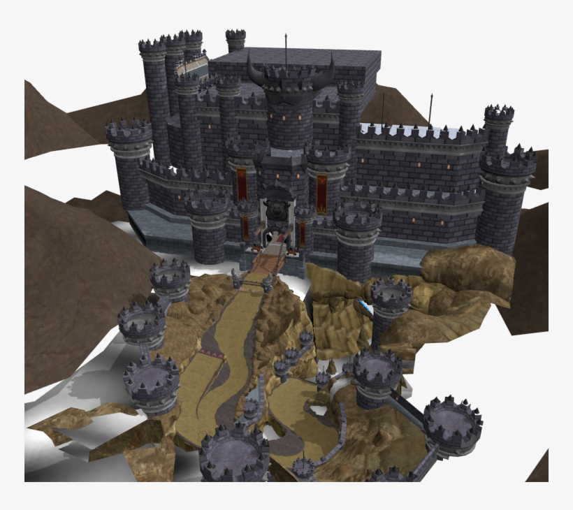 Transparent Castle Bowser's Png Transparent Stock - Wii U Bowser's Castle, transparent png #365624