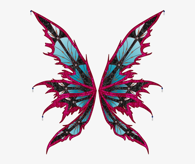 Delia Aido Enchantix Wings By Loveonelost - Winx Club Black Wings, transparent png #365736