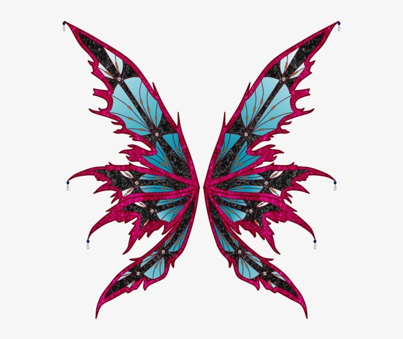 Delia Aido Enchantix Wings By Loveonelost - Winx Club Black Wings, transparent png #365736